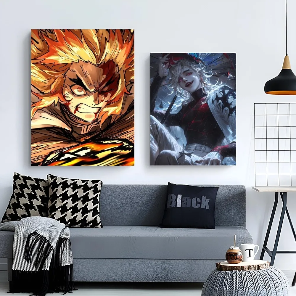 D-Demon S-Slayer аниме японский постер с принтом бумаги для дома гостиной спальни входа