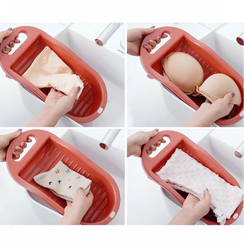 Портативная пластиковая Нескользящая утолщенная Мочалка для нижнего белья