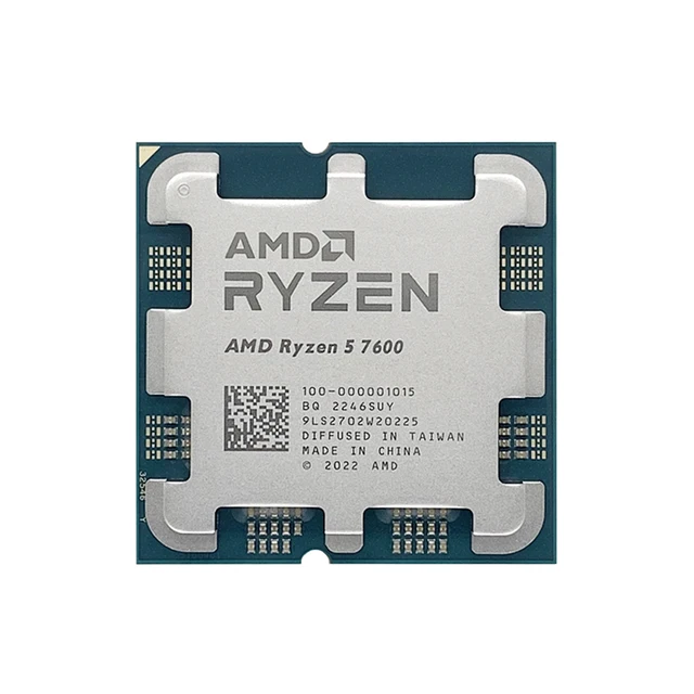 New AMD Kit Ryzen 5 7600 Prosesor CPU + ASRock A620M-HDV/M.2 New Motherboard Micro-ATX A620 DDR5 AM5 Motherboards Kit placa mae 6