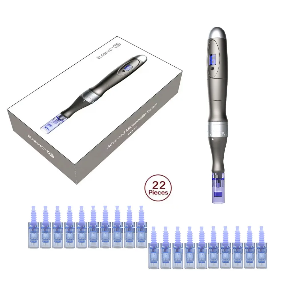 

Derma Pen Ultima X6 Wireless Microneedle DermaPen Skincare MTS With 20 Pcs Cartridge