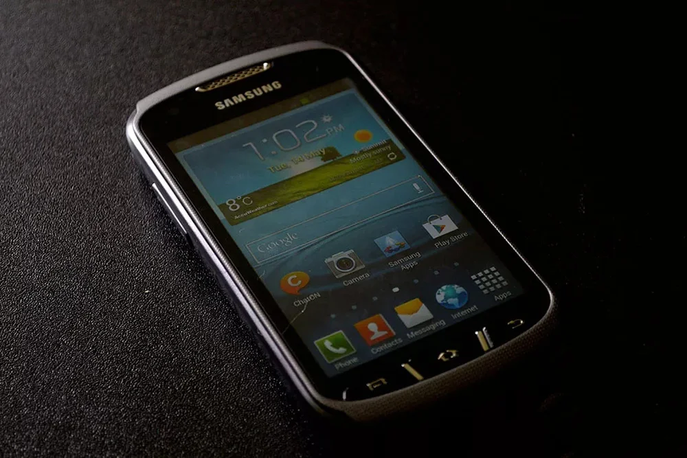 Восстановленный Оригинальный телефон Samsung S7710 Galaxy Xcover 2 с сенсорным экраном 1700 мАч