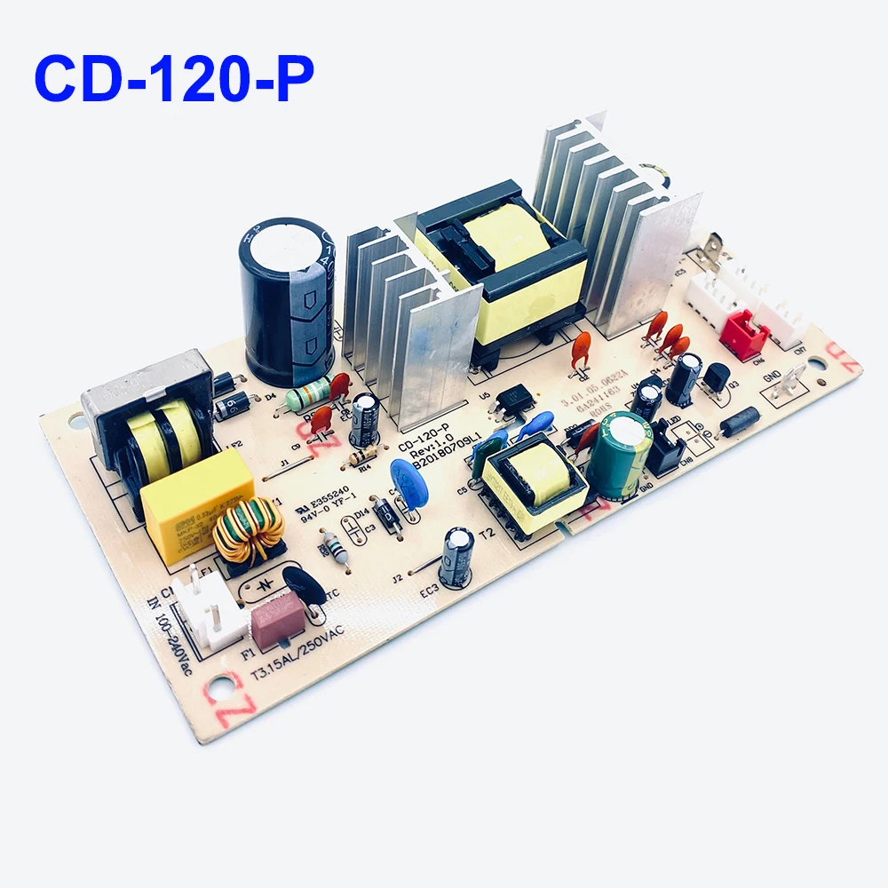 

Плата питания холодильника CD-120-P REV-1.0-PCB 20180709 L1 E 355240 Монтажная плата, плата управления материнской платой охлаждения