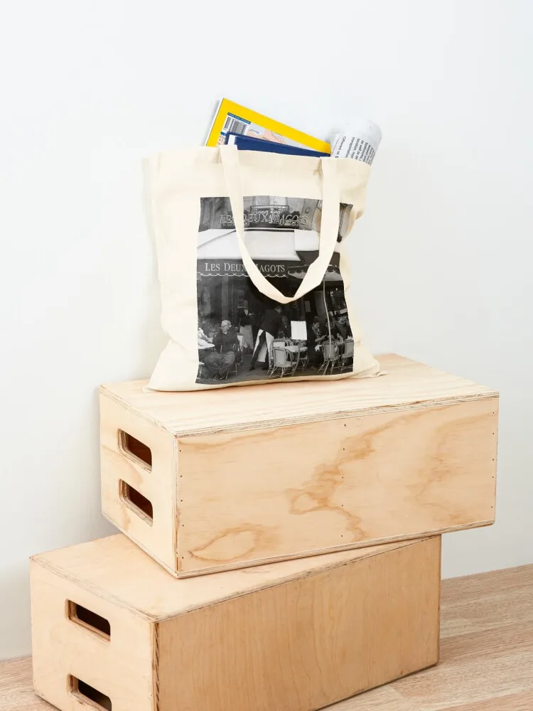 Большая сумка Les Deux Magots холщовая сумка-тоут на заказ холст