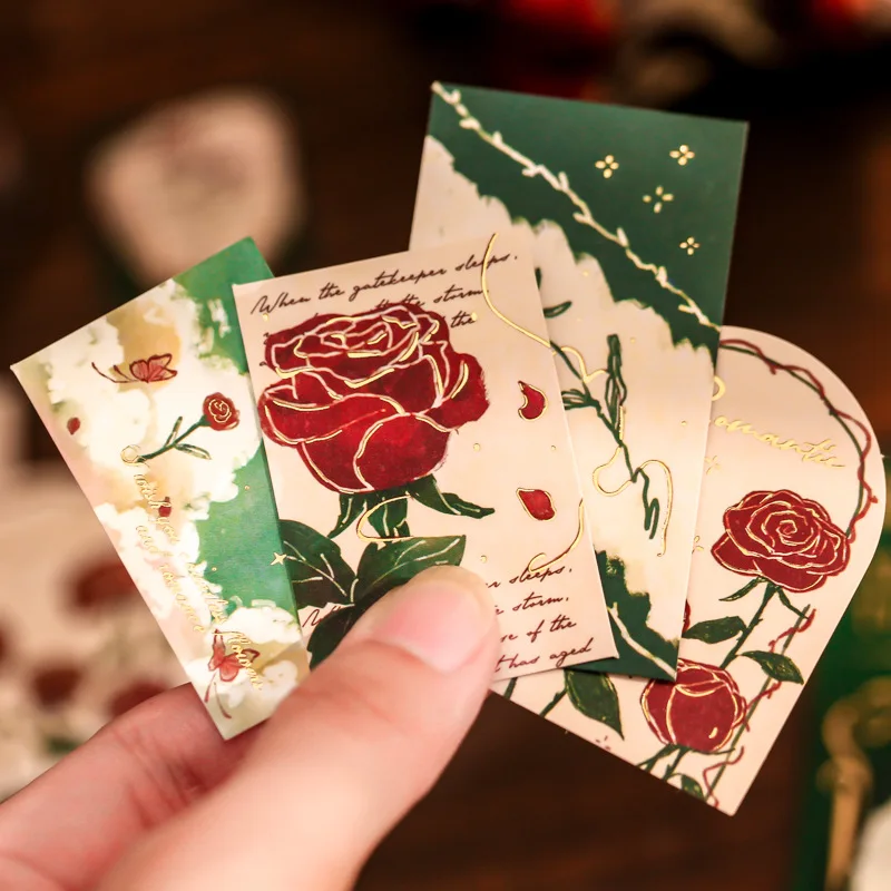 

40 шт., декоративные наклейки-планировщики «розы Апокалипсис»