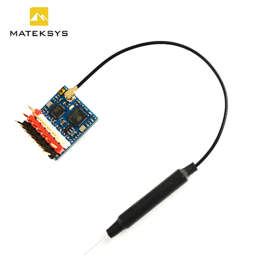 Приемник MATEK ELRS-R24-P6 express 2 4 ГГц PWM с антенным разъемом поддержка ~ 8S VBat датчик