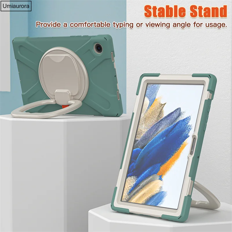 Чехол для Samsung Tab A8 A9 телефон с кольцом-подставкой планшетов