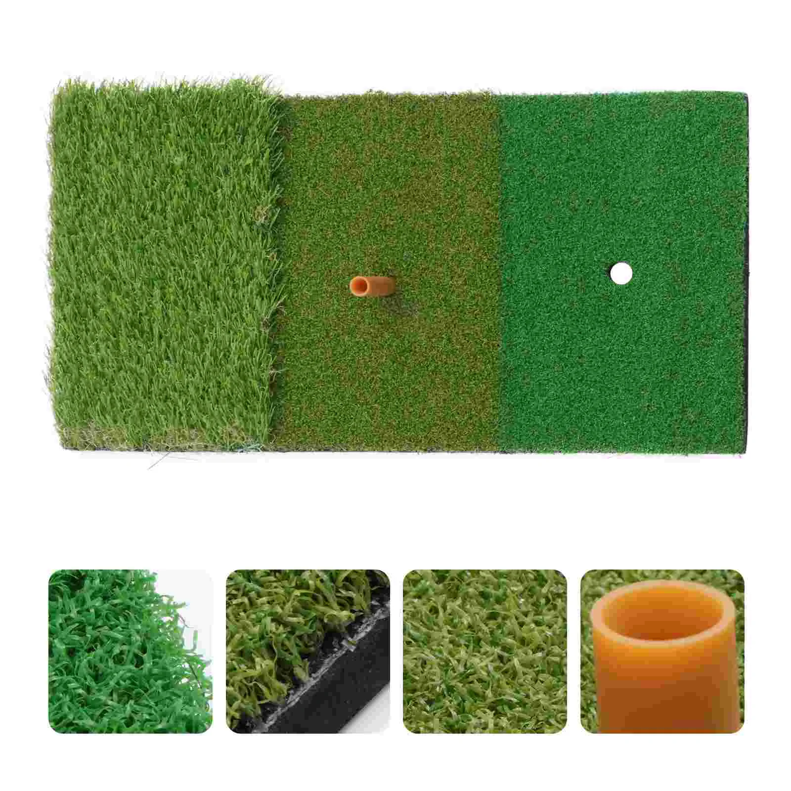 

Practice Hitting Mat Turf Mat Aid Batting Mat Mat for Indoor Outdoor Training Green Chipping Swing Putting Training 30x60cm