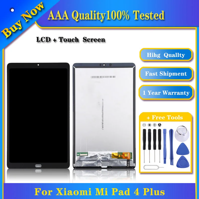 

100% Tested TFT LCD Screen for Xiaomi Mi Pad 4 Plus with Digitizer Full Assembly