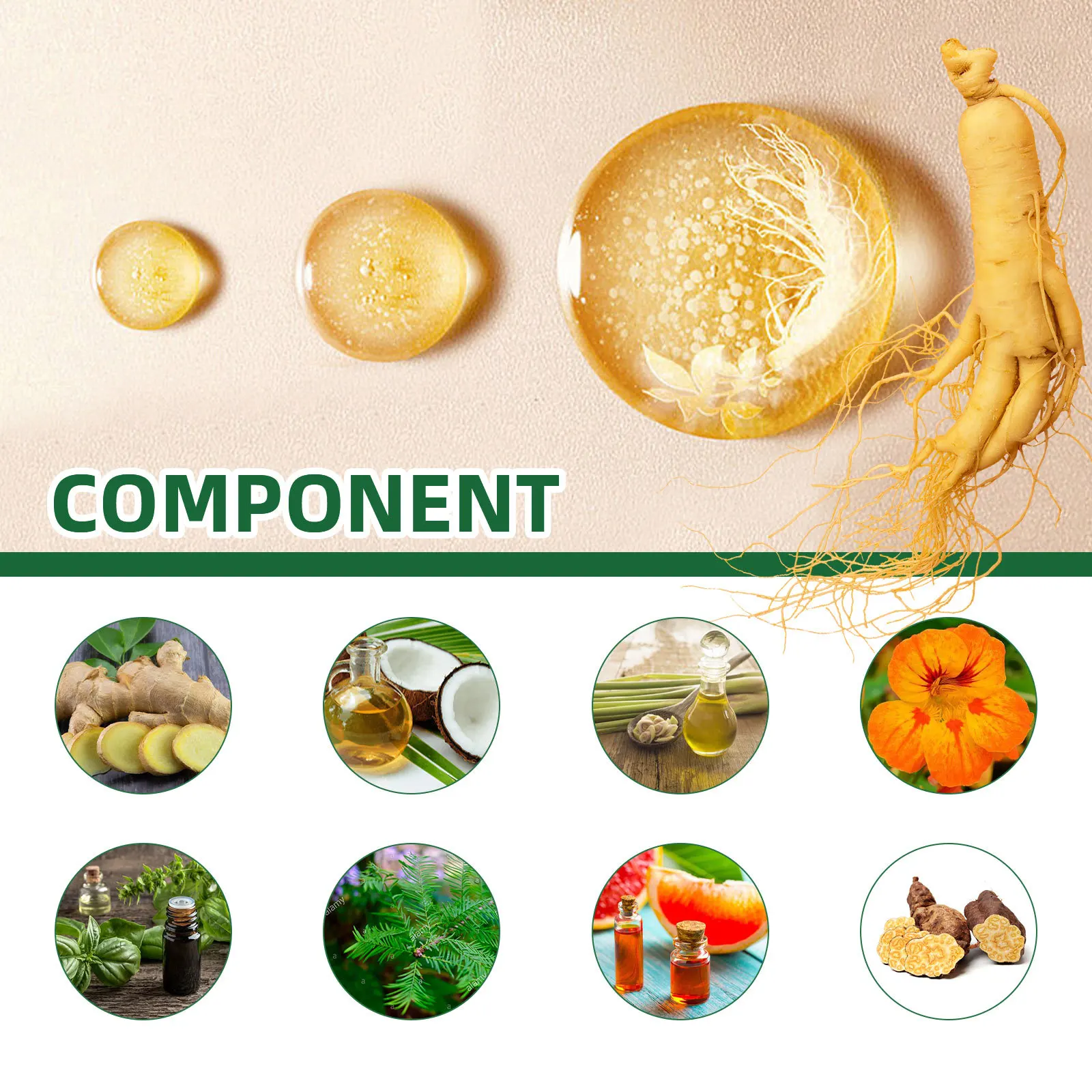 Спрей для роста волос улучшение истончения и восстановление кожи головы