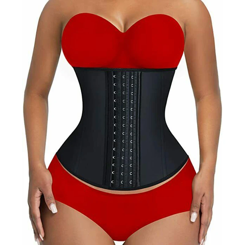 

Faja Body Shaper Corset Shapewear Women Latex Waist Trainer Postpartum cuff Tummy Control Belly Slimming Sheath Cincher