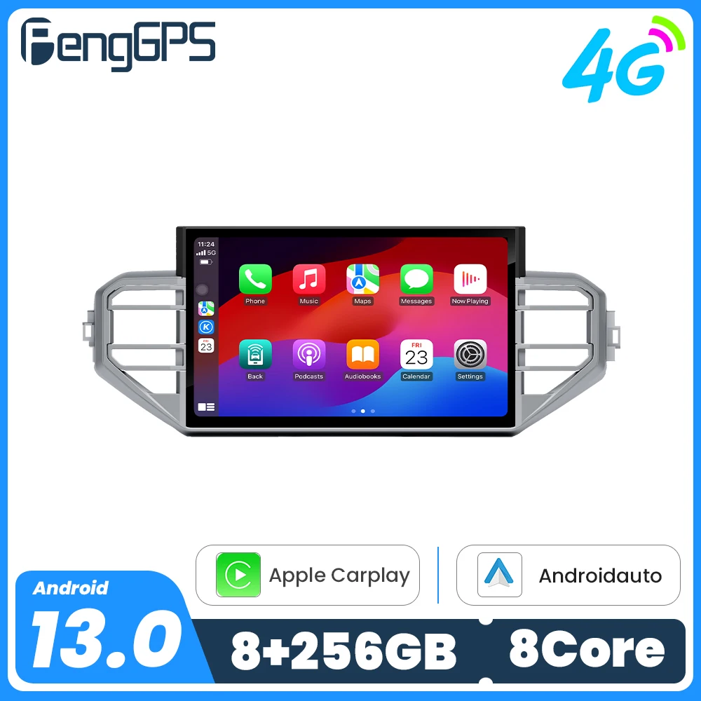 14 6-дюймовый Android 13 для Toyota Tundra Sequoia 20-24 Tesla Style сенсорный автомобильный экран