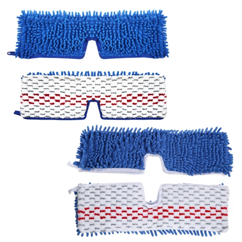 

Microfiber Hardwood Floor Mop Pad Wet and Dry Flip Mop Washable Reusable for OCedar Steam Mop Cloths/Pads