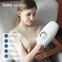 breo wowos electric acupressure hand massager palm finger massage with air pressure heat compression and lcd disply
