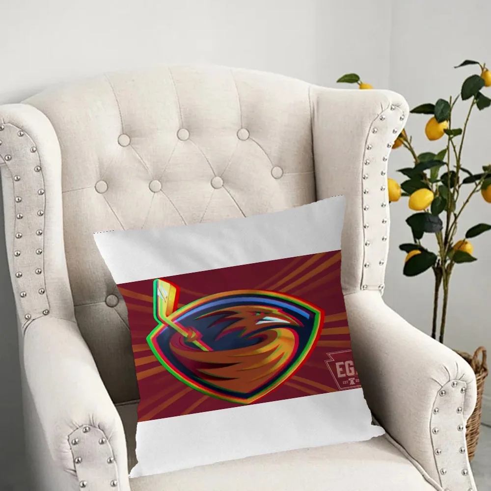  Atlanta Thrashers Декоративные Чехлы На Подушки Плюшевые Квадратные Сиденья Для Дивана