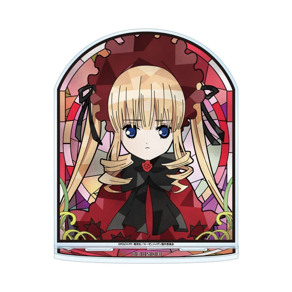 Акриловая подставка Rozen Maiden: Хинаичиго, витражная аниме-фигурка, готическая кукла-модель, настольный декор, табличка, подарок для фанатов, брелок (art.: 3920db3fecdbe) - 3920db3fecdbe