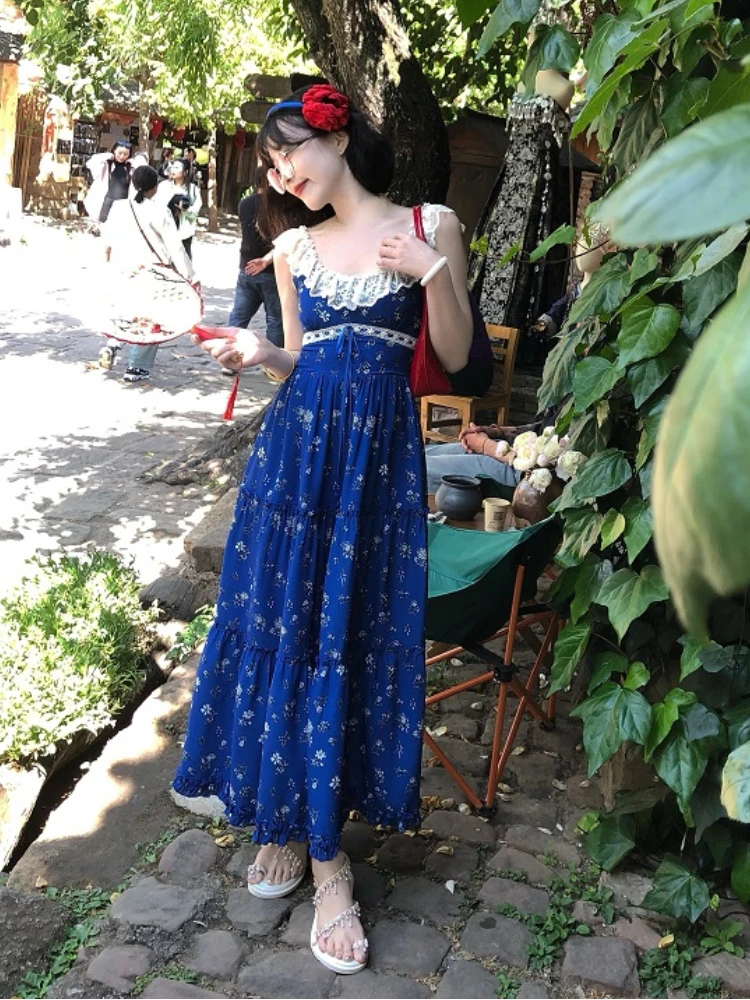 Женское винтажное платье средней длины элегантное кружевное с открытой спиной и