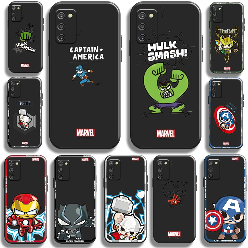 

Cartoon Marvel Avengers Phone Case For Samsung Galaxy M10 Funda Soft Shockproof TPU Liquid Silicon Coque Cases Full Protection