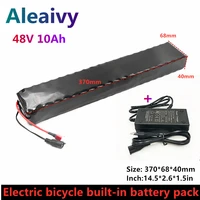 aleaivy 48v 13s3p 10ah 500w li ion battery pack suitable for 48v electric bicycle with 20a bms built in lithium battery