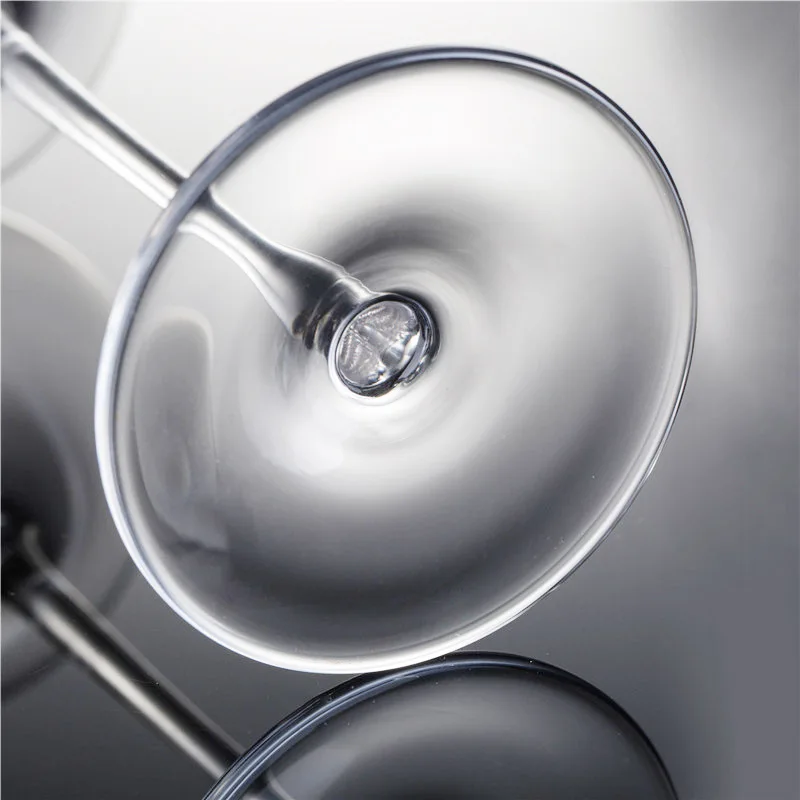 2 шт./компл. бессвинцовый Хрустальный конический стеклянный стакан бокал для