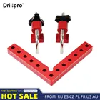 Drillpro деревообрабатывающая Точная Зажимная квадратная L-образная зеркальная доска позиционирующая панель фиксированный зажим плотник