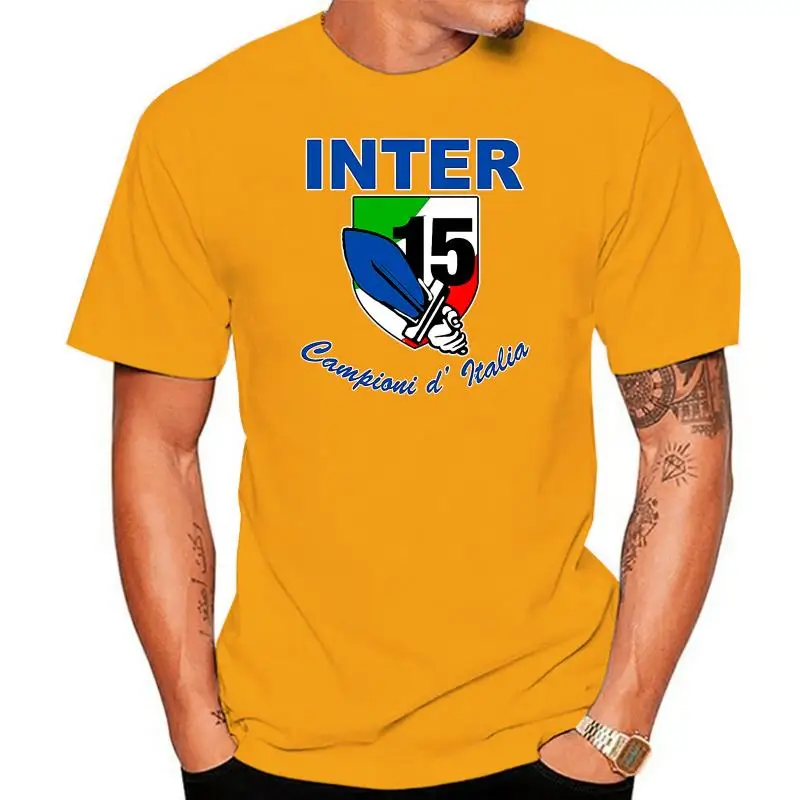 Футболка Рубашка T-H информацион Ultras Inter Campioni Italia Fans Liga Mailand Stadium Мужские футболки