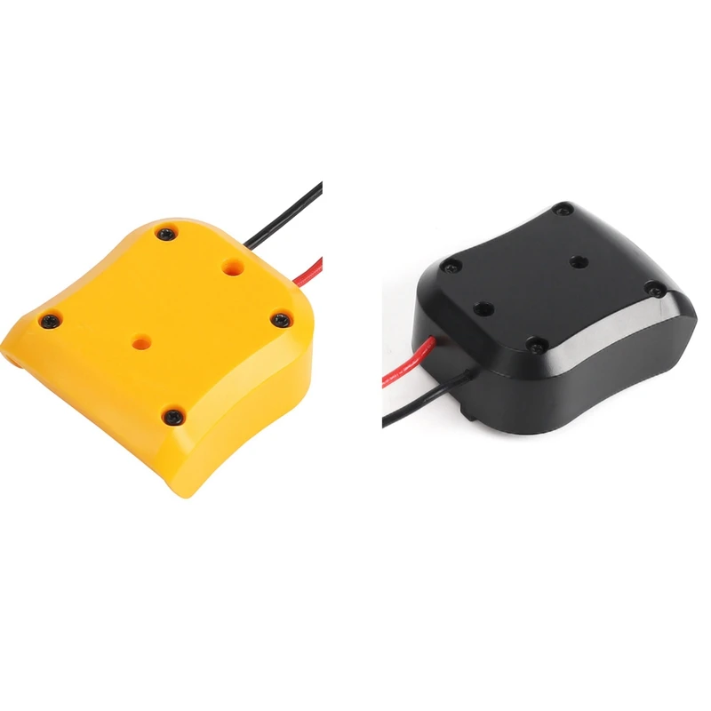 

DW12V DIY Battery Adapter For Dewalt 10.8V-12V Li-Ion Battery Power Wheel Adaptor Dock Holder With 14 Awg Wires