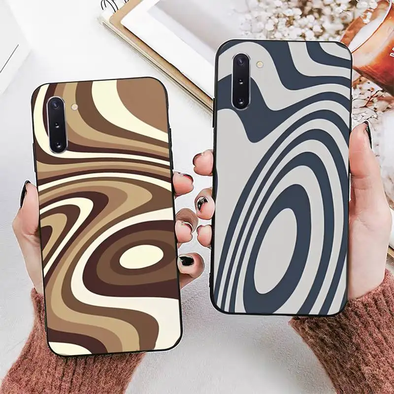

Liquid Swirl Abstract Pattern Phone Case for Samsung Note 5 7 8 9 10 20 pro plus lite ultra A21 12 72