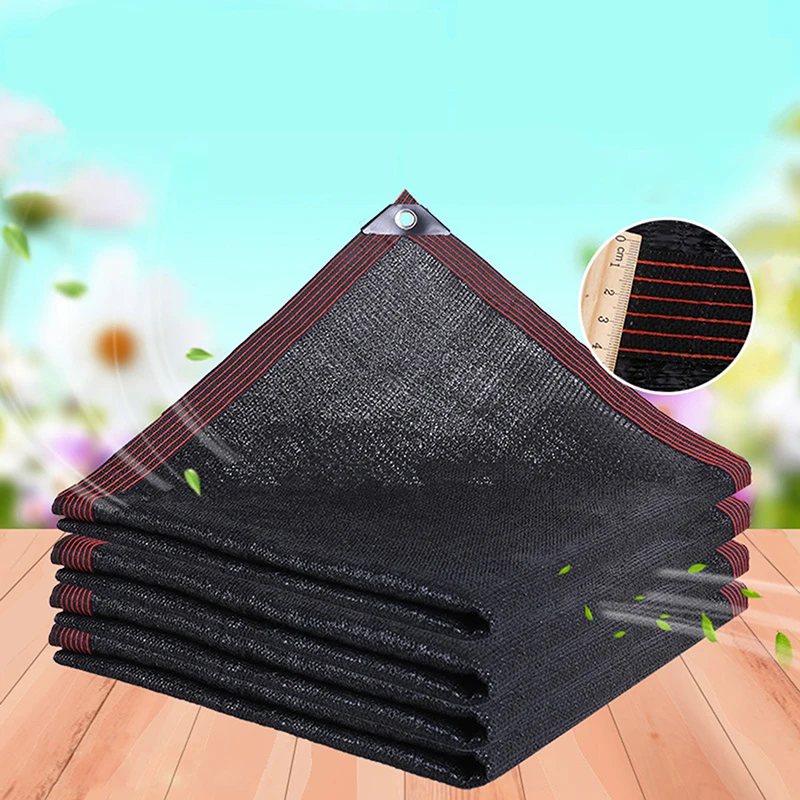 

Anti-UV 6-Pin Sunshade Net Outdoor Garden Sunscreen Cloth Car Sunblock Shade Cover Plant Greenhouse Cover 90% Shading Rate New