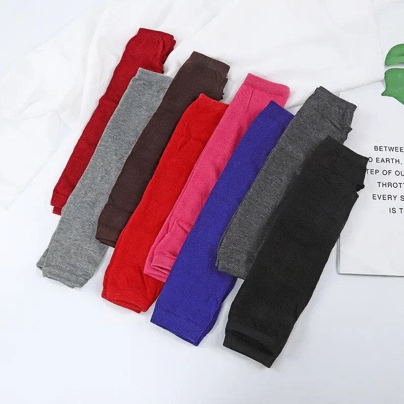 

2PCs Knitted Fingerless Gloves Hip-Hop Winter Long Mittens Arm Sleeve Women Men Wristband Anime Cosplay Accessories