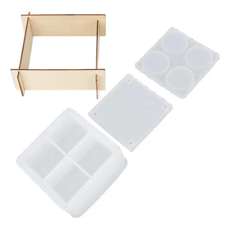 

Trinket Organizer Mold Inner Wall Multilayer Storage Box Mold Set for Making Storage Box