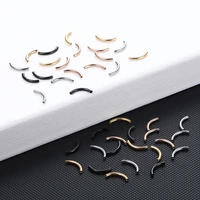 10pcslot 316l surgical steel internally threaded lip bar ear tragus ear belly eyebrow labret piercings replacement body jewelry