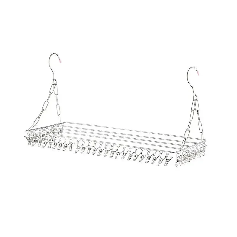 Ветрозащитная прищепка из нержавеющей стали вешалка для белья веревка носки