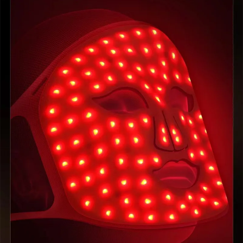 LED Facial Masks Infrared Face Mask Red Light Therapy PDT Machine Beauty Care Photon Skin Rejuvenation Therapy Wrinkle Acne