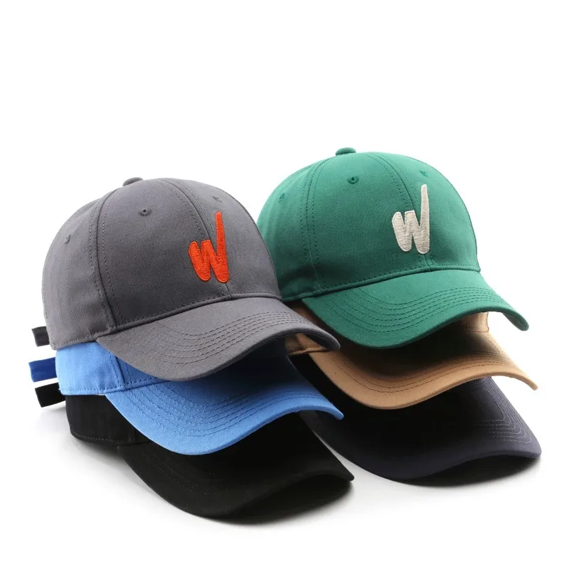 

Men Hats Fashion Casual Adjustable Letter W Embroidered Baseball Cap Men Women Outdoor Sports Walking Cycling Travel Couple Hats