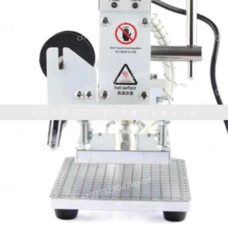 Машина для горячего тиснения из кожи ПВХ древесного зерна ручная цифровая машина