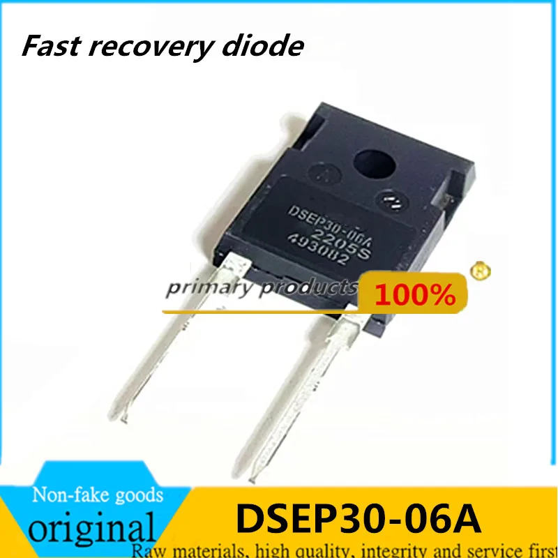 

10PCS genuine DSEP30-06A fast recovery diode 600V 30A in-line TO-247