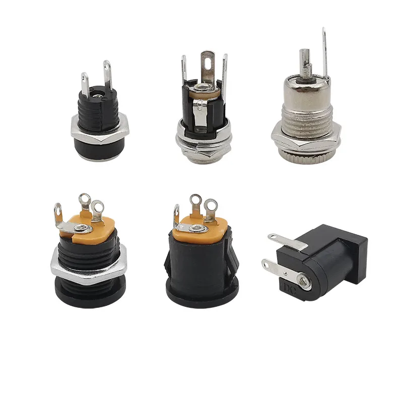 Разъемы питания постоянного тока 5 5x2 1 мм 10 шт.