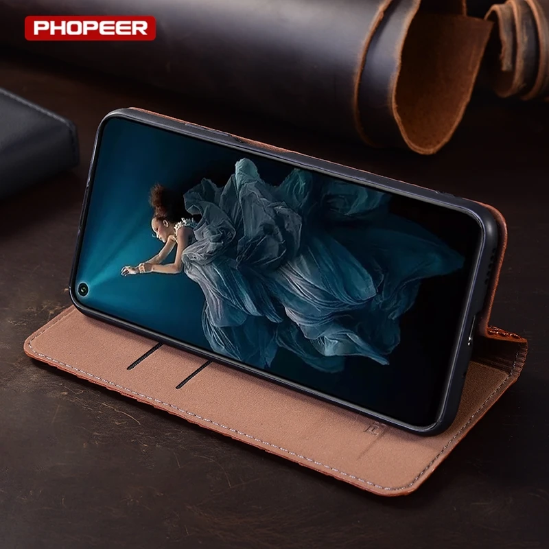 Роскошный чехол из натуральной кожи для Samsung Galaxy S24 S23 S22 S21 S20 Ultra FE S10 S10e S9 S8 Plus Flip Slot