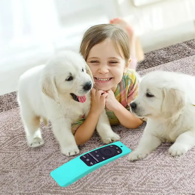 Силиконовый чехол для пульта дистанционного управления для Samsung QLED Smart TV BN59-01312A 01312H 01312M, защитный чехол с полным покрытием для пульта дистанционного управления