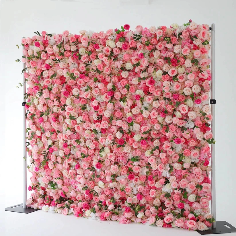 Настенный фон с розовым цветком розы для украшения детской обуви и дня рождения