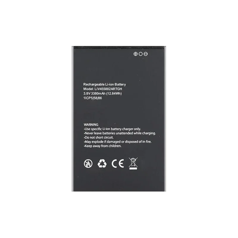 Сменный аккумулятор LiV 3380 мАч 455882 ARTGH для Blackview OSCAL C20 Pro
