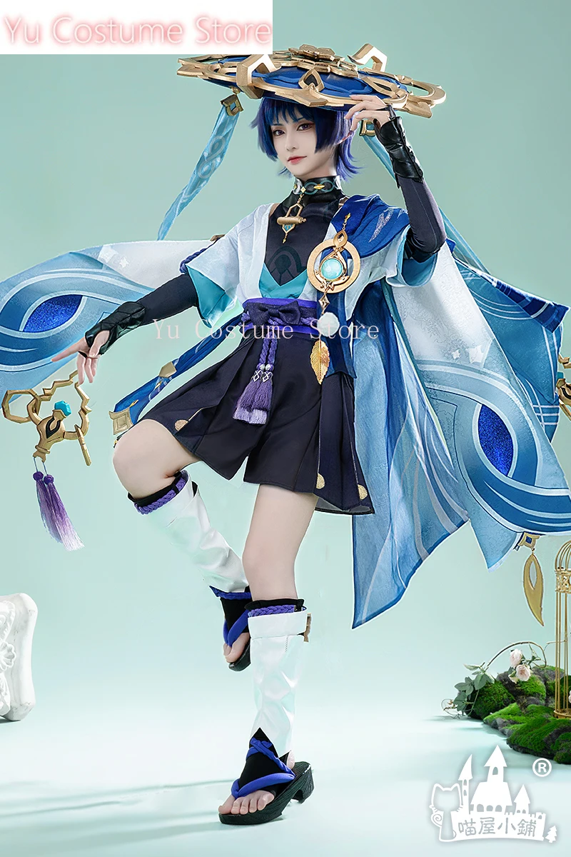 ЮКостюмАниме! Genshin Impact Wanderer игровой костюм великолепная униформа косплей