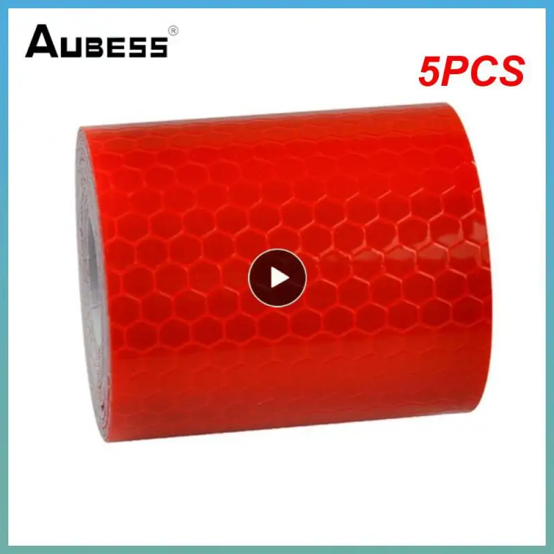 

5 шт., светоотражающие наклейки для автомобиля, 100 см х 5 см