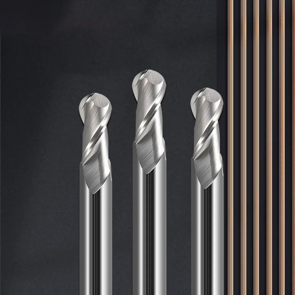 Фото HOANYORE R9*18D*150L*2T Торцевая фреза Твердые концевые фрезы из твердого сплава Плоские №3