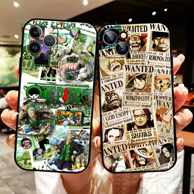 

Anime One Piece Comics For Apple iPhone 13 12 11 Pro Max 13 12 Mini 5 5s 6 6S 7 8 Plus SE2020 X XR XS Max Phone Case Carcasa