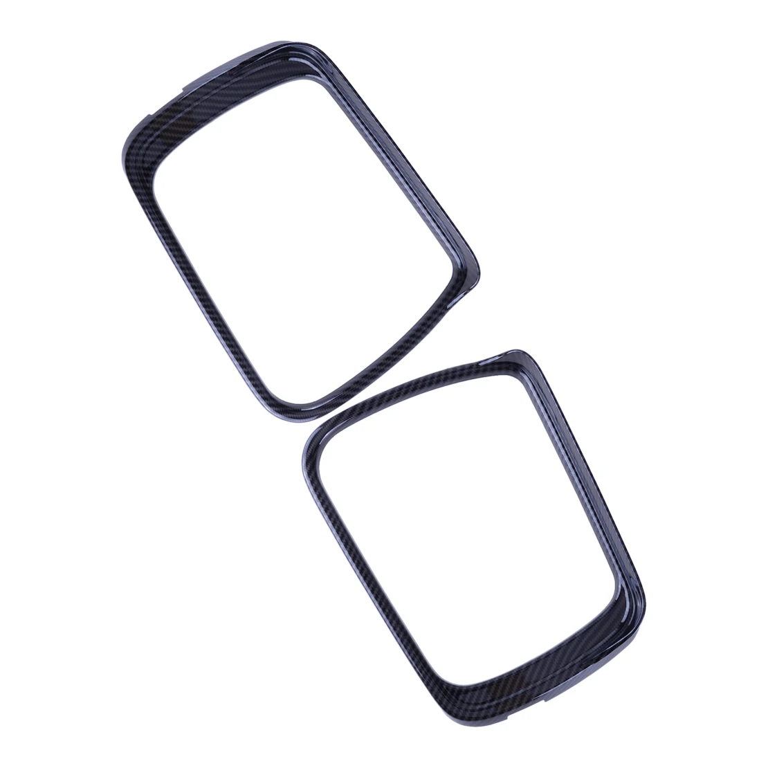 

2pcs Car Side Rearview Mirror Rain Eyebrow Cover Trim ABS Plastic Fit for Dodge Ram 1500 2018 2019 2020 2021 Carbon Fiber Style