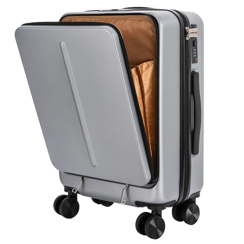New 20 Inch Carry on Suitcase on Wheels 24''trolley Luggage Bag Travel Rolling Luggage Cabin Luggage with Laptop Bag Fashion Men