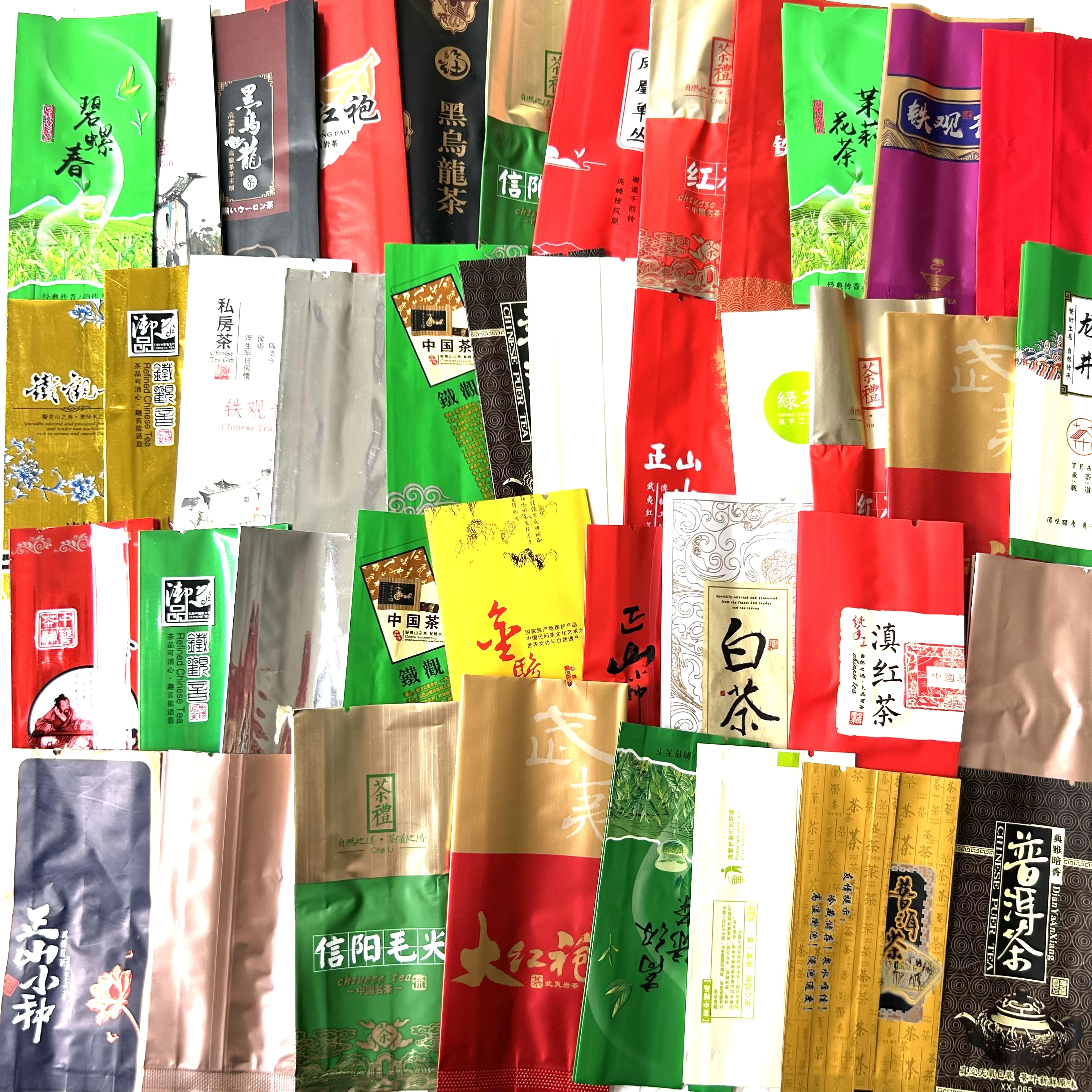

36 различных стандартных чайных пакетиков, включая зеленый чай Oolong Pu-erh, чайный подарок, 250 г, Китайский Вакуумный фотобумажный пакет