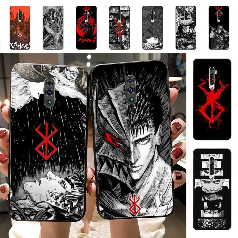 

Berserk Guts Phone Case for Vivo Y91C Y11 17 19 17 67 81 Oppo A9 2020 Realme c3