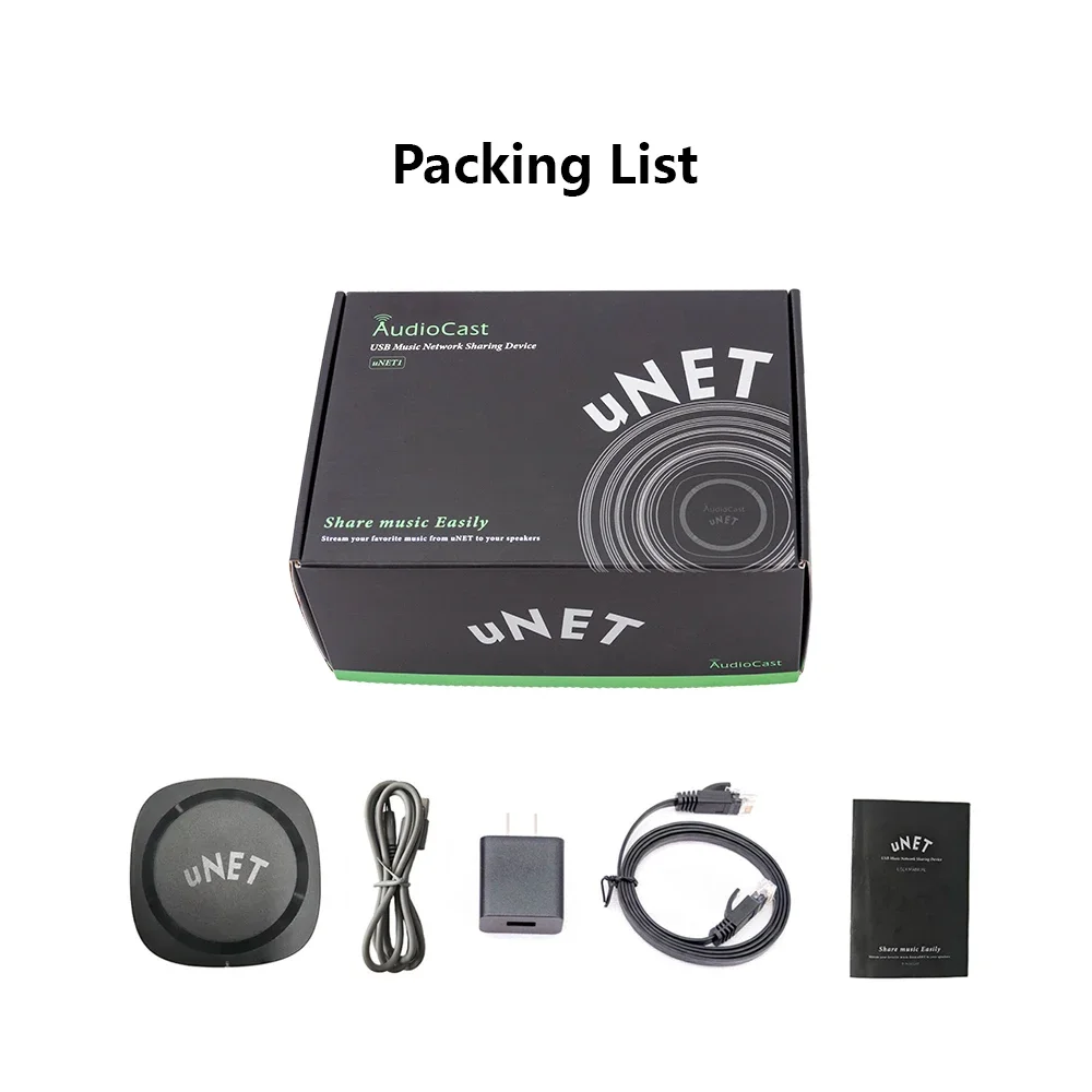 Фото Audiocast uNET - USB-устройство для совместного использования музыкальной сети USB работает для Wiim Arylic для бесшовной потоковой передачи через домашнюю аудиосистему №3